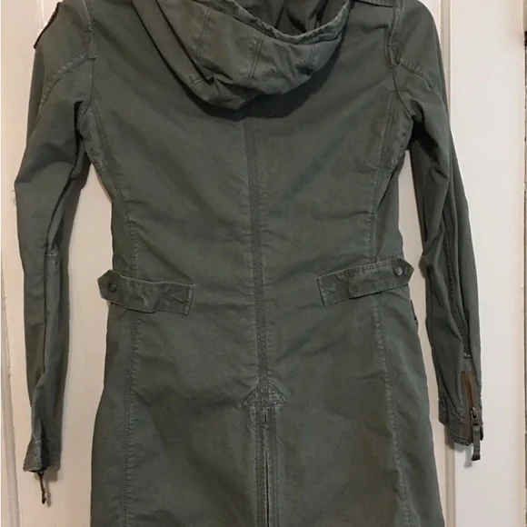 Parajumpers women's military-style parka jacket in an army green cotton blend XS - Picture 11 of 12